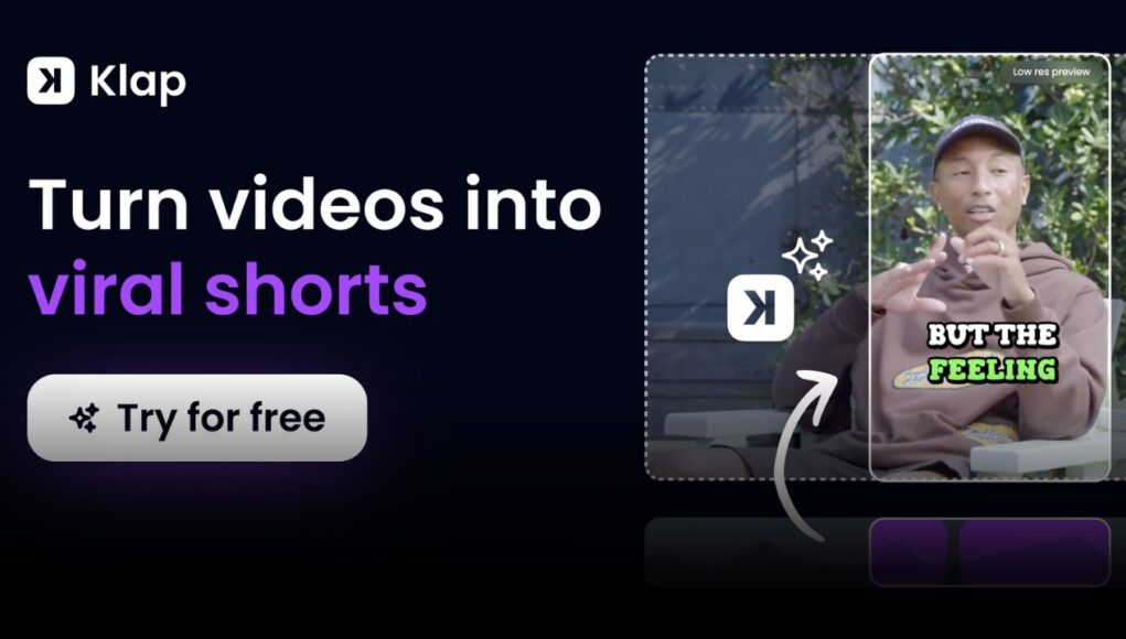 Klap- Turn videos into the viral shorts