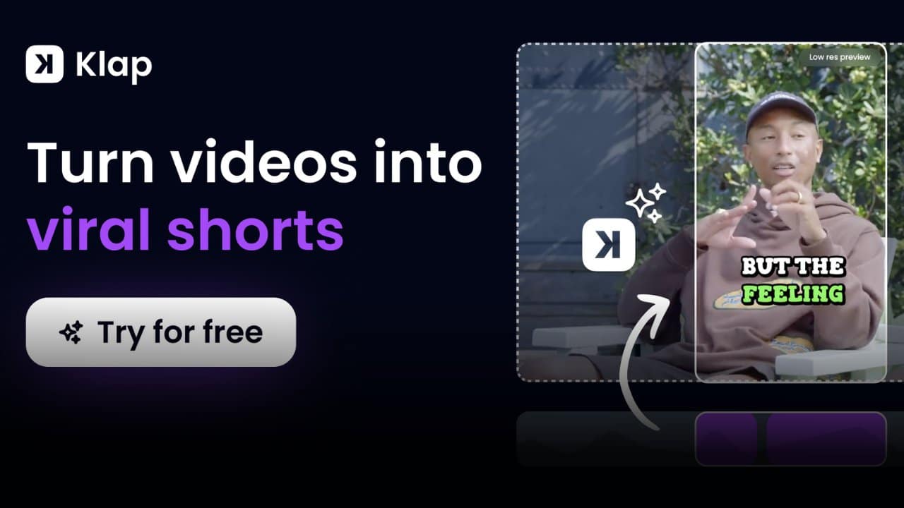 Klap- Turn videos into the viral shorts